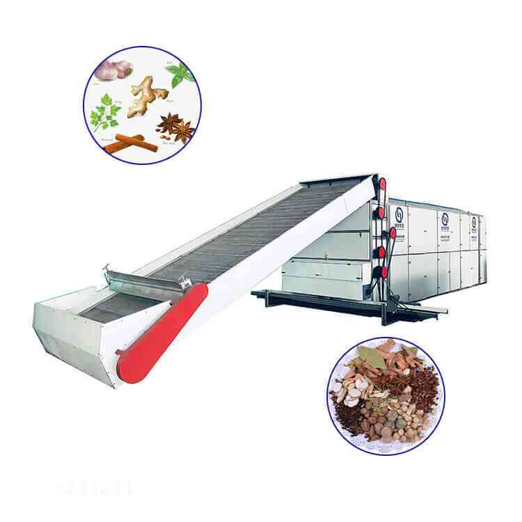 spice continuous mesh belt dryer